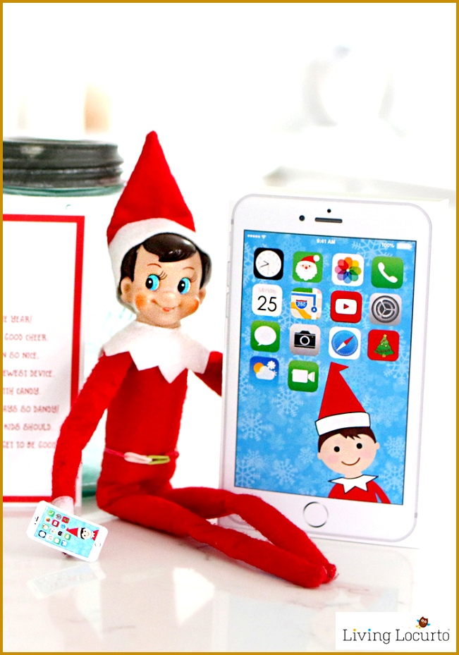 Elf Phone printable and Elf Arrival letter from the North Pole is an adorable Christmas Elf 651929