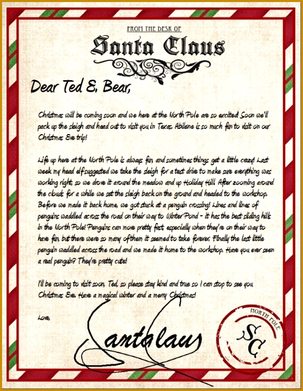 Magic 925 Get ficial Santa Letters From The North Pole Here Santa Claus Letters North Pole 761589