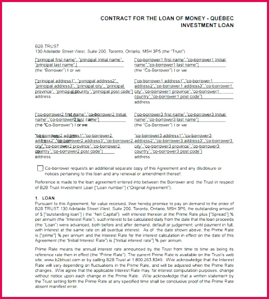 gallery of personal loan agreement template word