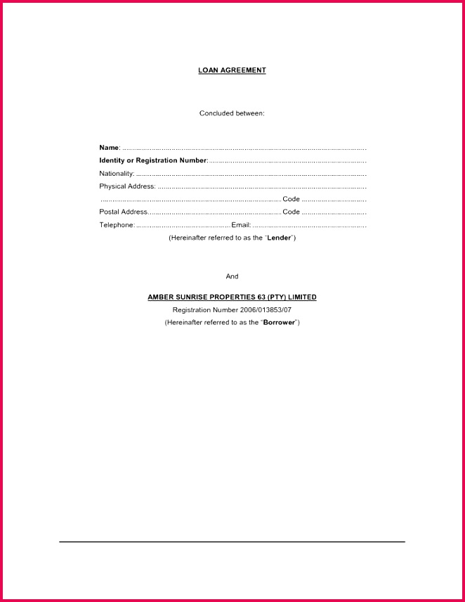 Sample Personal Loan Agreement with Collateral Beautiful 381 Best Legal Documents Line for Free