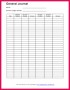 4 Accounting Journal Template
