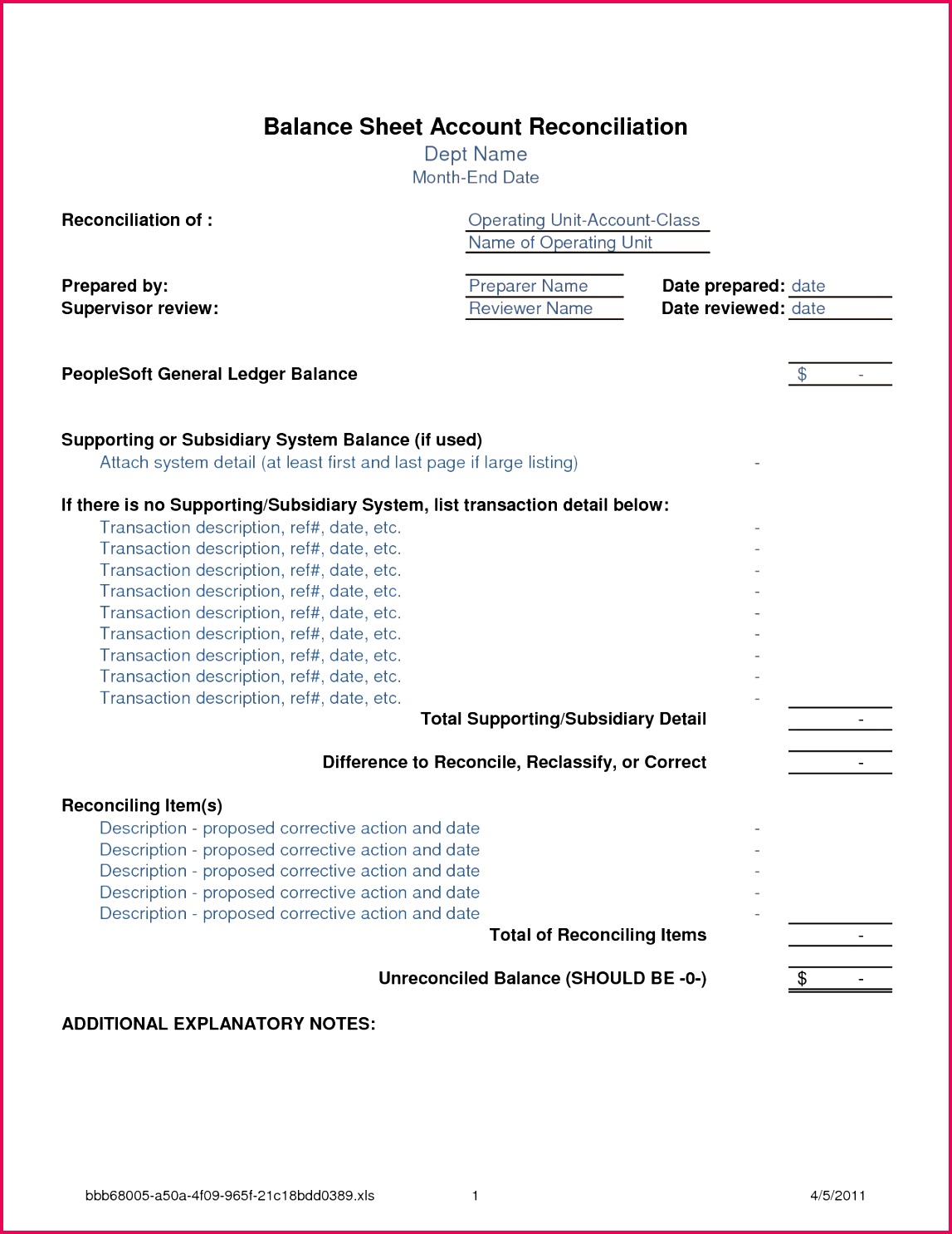 Example OF Monthly Bank Reconciliation Statement Template Http Template Bank Reconciliation Template Excel