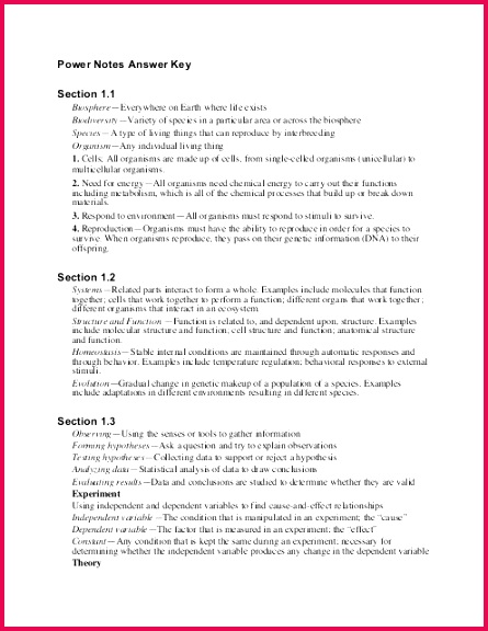 power notes answer key section 11 section 12 section 13