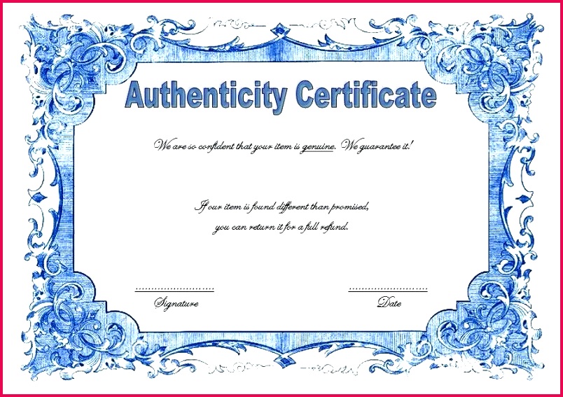 lovely certificate authenticity template free signature of new nice 8 artist t
