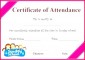 6 attendance Certificate Templates for Word