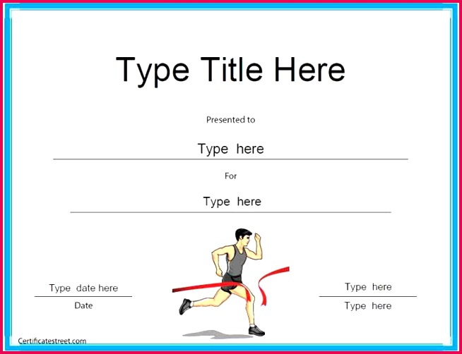 Blank Certificate Templates Sample Sports Participation Certificate Templates Turabian Template 0d Blank Certificate Templates