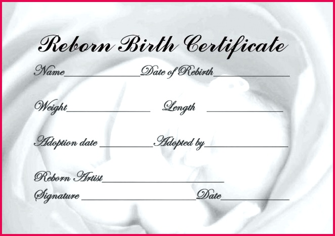 free printable birth certificates for dolls