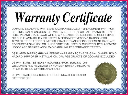 warranty certificate template inspirational fancy statement t resume of top