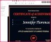 4 Certificate Achievement Award Template