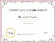 7 Certificate Template for Perfect attendance