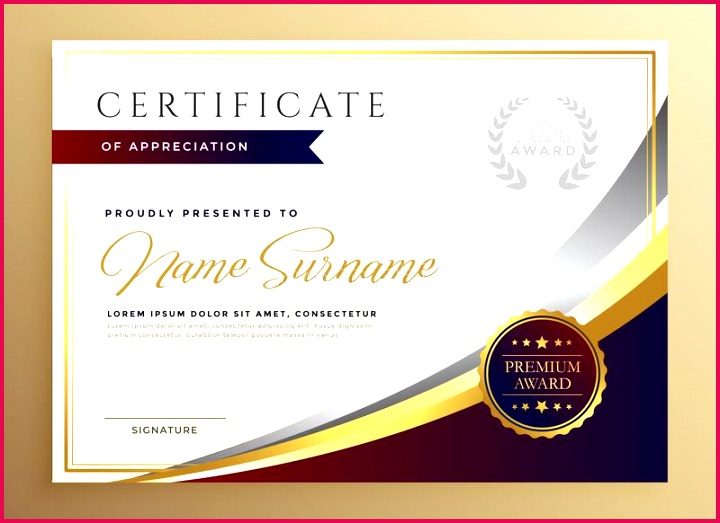 stylish certificate template design golden theme stylish certificate template design golden theme vector