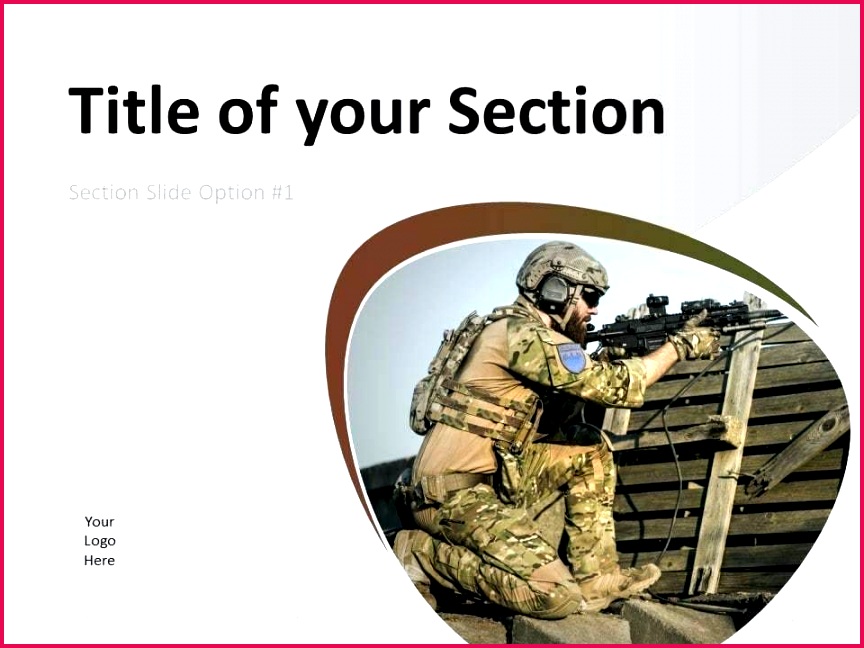 view larger image free military template section slide 1 powerpoint certificate templates
