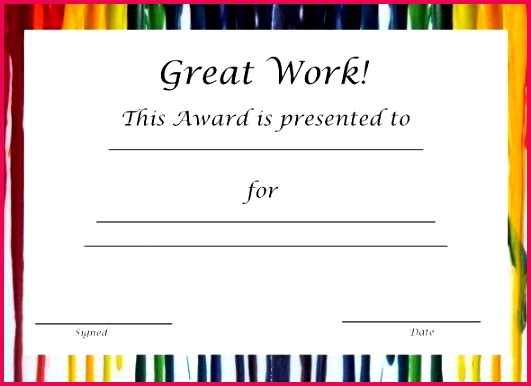 free printable award certificates for kids certificate template definition art