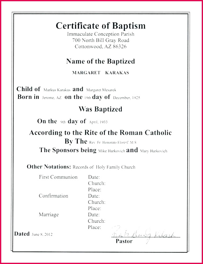 lovely christening certificate template luxury part 2 catholic baptism sponsor e confirmation word top does website temp
