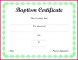 6 Christening Certificate Templates Godparents