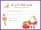 5 Christmas Gift Certificate Template Publisher