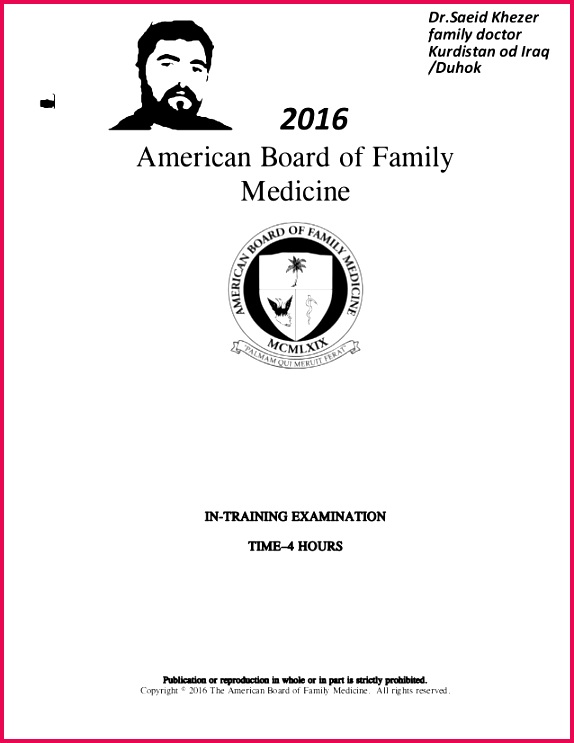 american board of family medicine aafp 2016 mcq 1 638