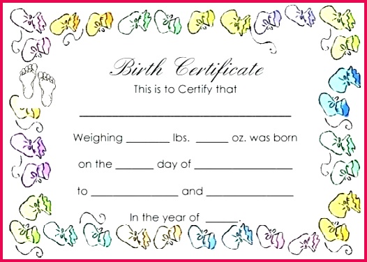 baby birth certificate booties template cute joke