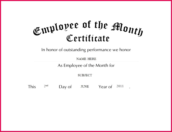 geographics certificates printable employee of the month certificate of printable employee of the month certificate