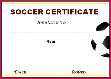 soccer award ideas winning certificate design elegant templates free to of unique title