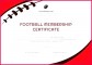 4 Football tournament Certificate Template