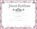 3 Free Award Certificate Templates for Teachers