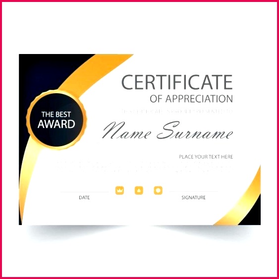 elegant horizontal certificate template free vector t