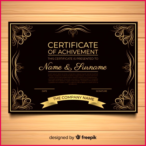 elegant certificate template with vintage design 23