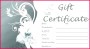 7 Free Hair Salon Gift Certificate Template