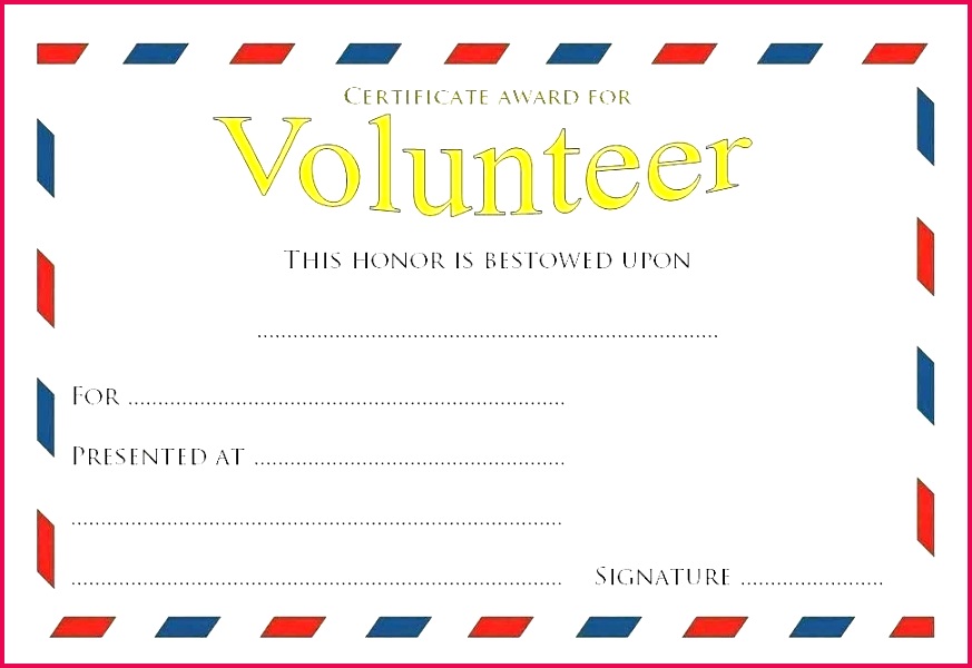 volunteer certificate template appreciation hours long service wording of for work years din templates free