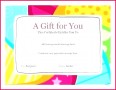 6 Free Pedicure Gift Certificate Template