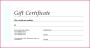 7 Free Personalised Gift Certificate Template