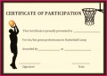 7 Free Printable Basketball Certificates Templates