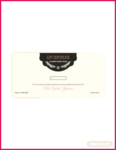 vintage holiday t certificate