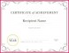 5 Gold Certificate Template for Powerpoint