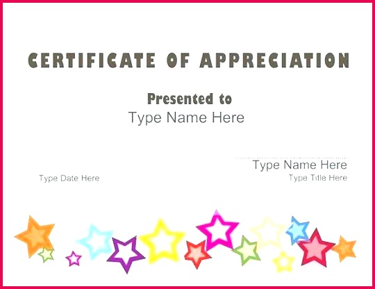 name a star certificate template templates free super border