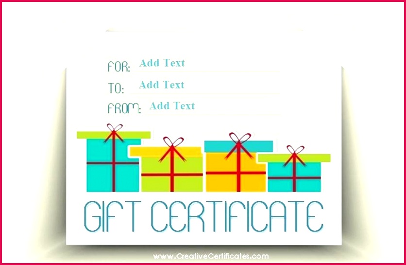 a t certificate template with presents free voucher christmas templates for word