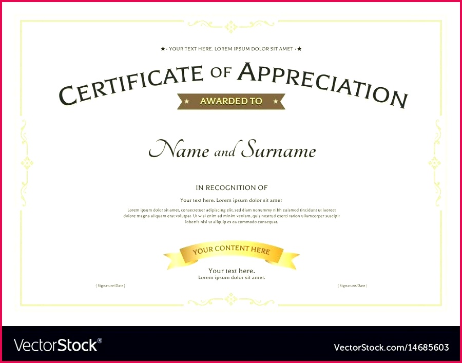 customize recognition certificate templates online of word appreciation template free