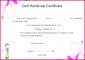 7 Pga Hole In One Template Certificate
