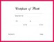 4 Printable Doll Birth Certificate Template