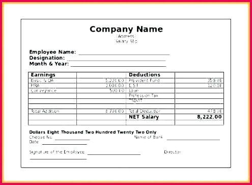 free basic payslip template templates design samples of payslips sample doc salary slip format word pay pdf