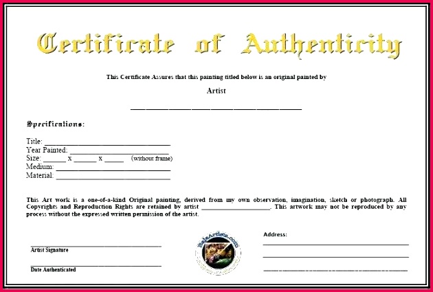 fresh certificate authenticity of art template fine photography