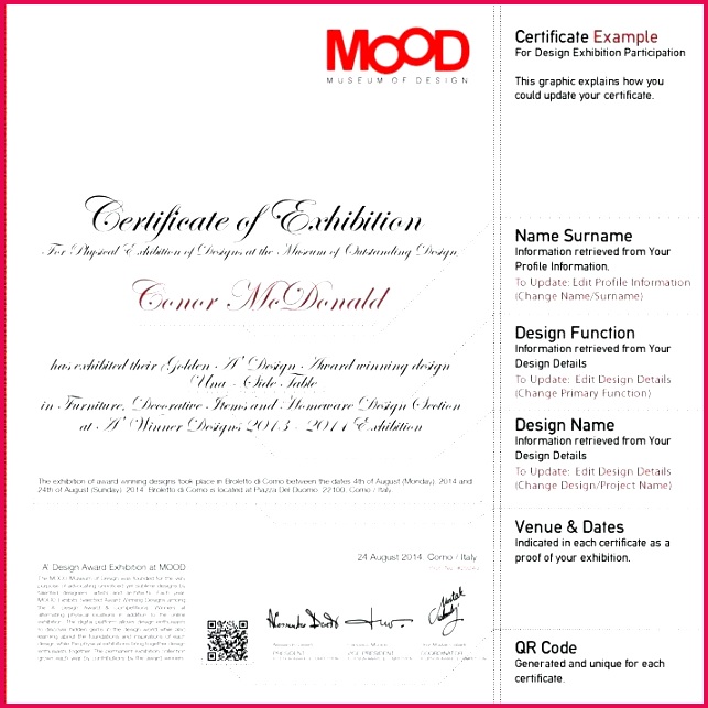 how to make certificate of participation sample text design award