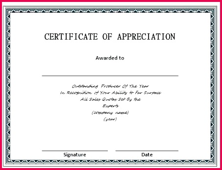 free certificate of appreciation volunteer recognition template