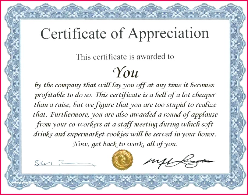certificate appreciation sample text and for employees of