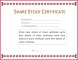 5 Share Certificate Word Template