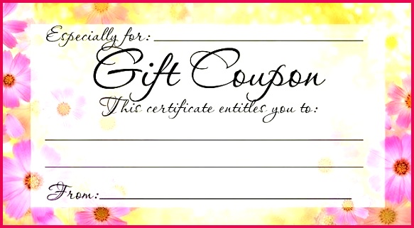 spa coupon template free printable flowers t pin by photo party favors on mothers day