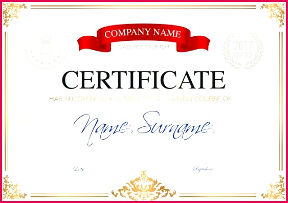 certificate pletion template 1284