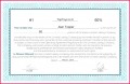 3 Stock Certificate Template Pdf Free