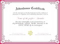 3 Template for Perfect attendance Certificate